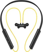 Tecsox In-the-ear Bluetooth Headset with Upto 30h Talktime Deep Bass - Black Yellow