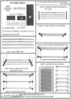 Metal 6 Layer Collapsible Multipurpose Rack 