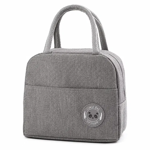 Insulated Tiffin & Lunch Bag (Grey)