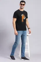 Round Neck Printed T-Shirt for Men 