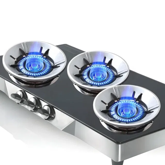 Gas Stove Fire & Windproof Energy Saving Stand (Pack of 3)