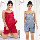 Satin Nightsuit for Women 