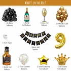 Cocktail Theme 9th Birthday Balloon Decoration Kit , Multicolor, Pack Of 64