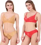 Cotton Blend Lingerie Set for Women 