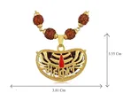 Gold Plated Kaju Mahakal 5 Mukhi Rudraksha Mala 
