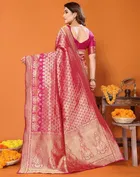 Banarasi Silk Zari Woven Saree for Women 