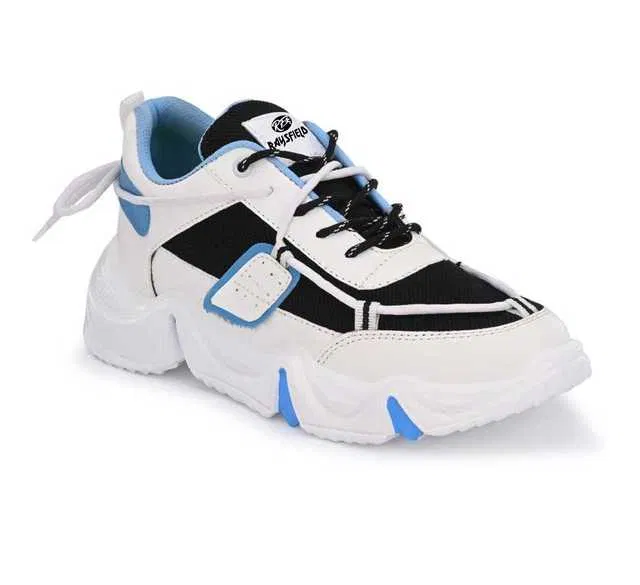 Anjrs Stylish Casual Mesh Shoes For Men (Blue, 8) (U98)