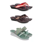 Combo of Slippers & Heels for Women 