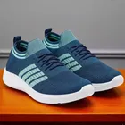 Pvc Sport Shoes for Men, Navy Blue & Grey 