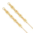 One Gram Gold Plated Alloy Ear Chain For Women's And Girl's 