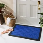 Rubber Doormat, Blue 