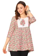 Cotton Printed Top for Women 