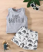 Cotton Printed Clothing Set for Boys 