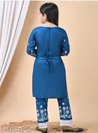 Cotton Rayon Kurta Set for Girls 