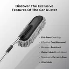 Microfiber Flexible Duster Car Wash | Car Aing Accessories | Microfiber | Brushes | Dry/Wet Home, Kitchen, Office Aing Brush with Expandable Handle 