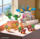 Plastic Temple Decor Animal Set, Pack of 10 