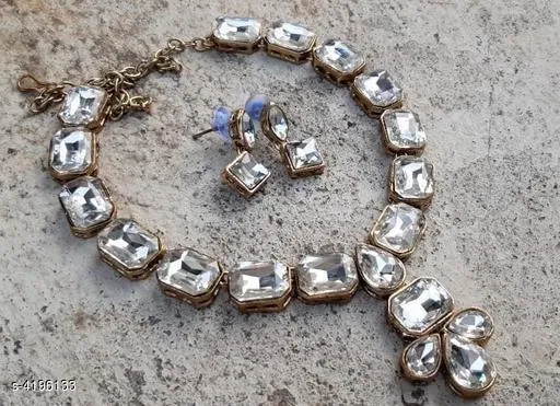 Elegant Jewellery Sets for Womens, White