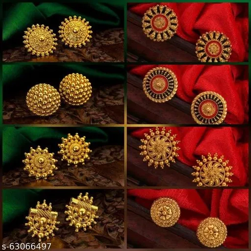 8 Pack Of Earrings