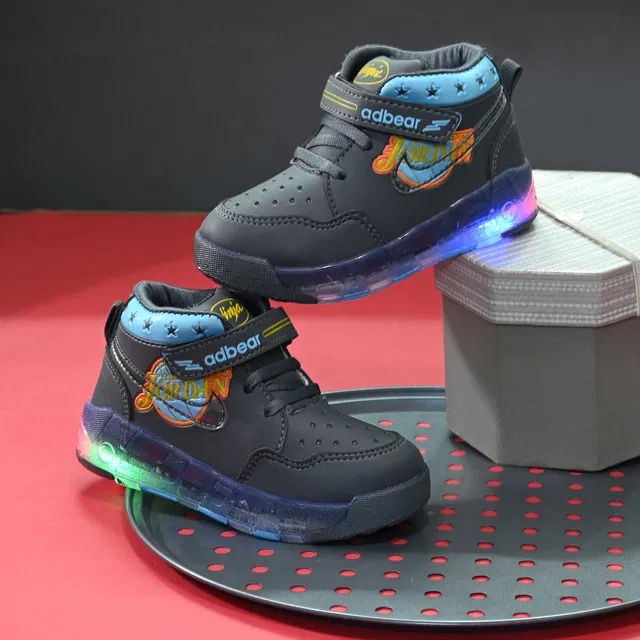 LED Shoes for Kids (Multicolor, 10c)