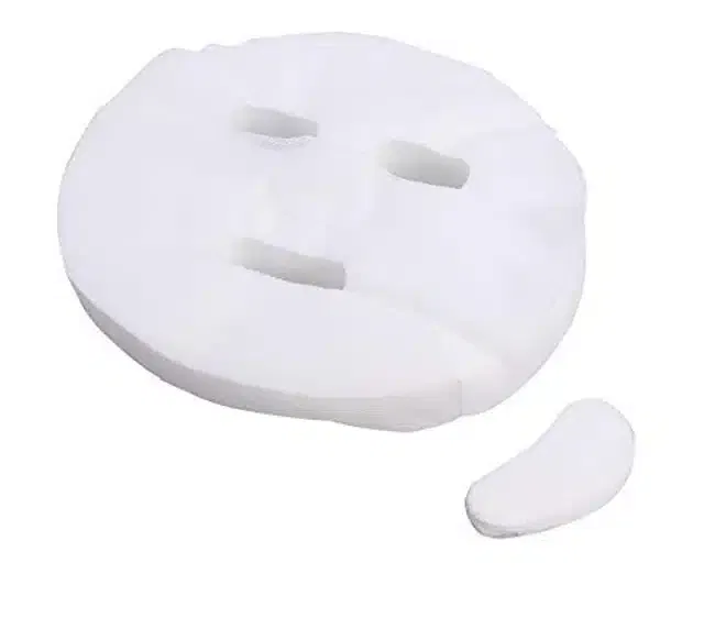 Cotton Facial & Under Eye Mask Sheets (White, Pack of 27)