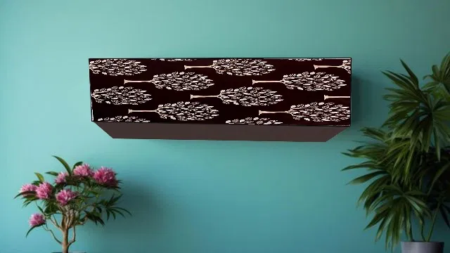 PVC Printed AC Cover (Multicolor, 1.5 Ton)