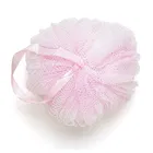 Basicare Luxe White Loofah Sponge Body Scrubber Gentle Exfoliating Sponge Pack of 2
