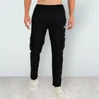 Lycra Nylon Logo Printed Track Pant for Men 