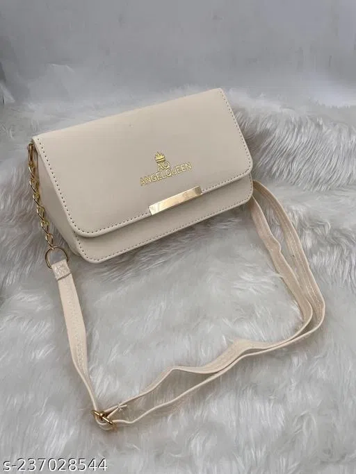 Sling Bag for Women (Cream, 600 g)