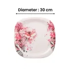 SILVER SPOON Melamine Square Full Plate 