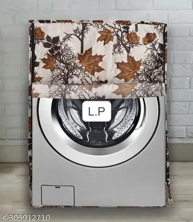 Fabric Washing Machine Cover (Multicolor)