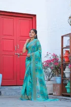 Georgette Printed Saree for Women 