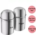 NIVIS Steel Tea Sugar Container 