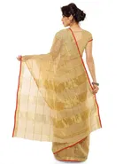 सिद्धिदाता टेक्सटाइल विमेंस कोटा डोरिया कॉटन चेक्स साड़ी विद अन-स्टीट्च्ड ब्लाउज पीस 