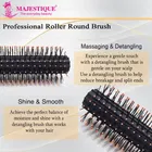 Roller Round Hair Brush with Crown Handle 