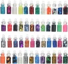 Makiko Beauty Nail Art Glitter Set (Pack of 48, Multicolor) (MB-565)