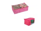 Cotton Zip Closure Saree Covers (Dark Pink, Pack of 2)