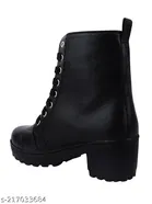 Shoetopia Girls Boots Black Size 11-12 Years