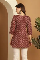 Cotton Printed Top for Women 