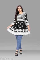 Georgette Chikankari Top for Women 