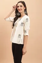 Cotton Printed Top for Women 