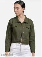 Cotton Blend Jacket for Women 