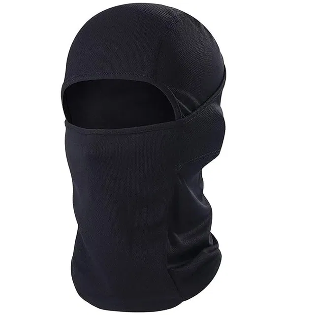 Poly cotton Face Cover Masks, Black