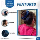 Pure Silk Scrunchies for Women, Pack of 12 