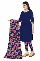 शारदा क्रिएशन क्रेप फ्लोरल प्रिंट सलवार सूट अस्टीचड 