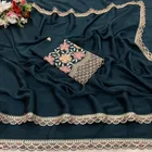 Chiffon Woven Design Saree for Women 