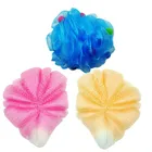 Majestique Loofah with Active Spheres and Oval Loofah Mesh Bath Shower Sponge (Combo of 3) (B-13)