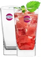 Fancy Water & Wine Glass 