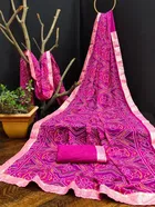 Georgette Printed Saree for Women 