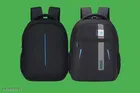 Polyester Backpack for Men & Women, Black