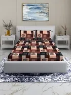 Arch Fab Printed Double Bedsheet 